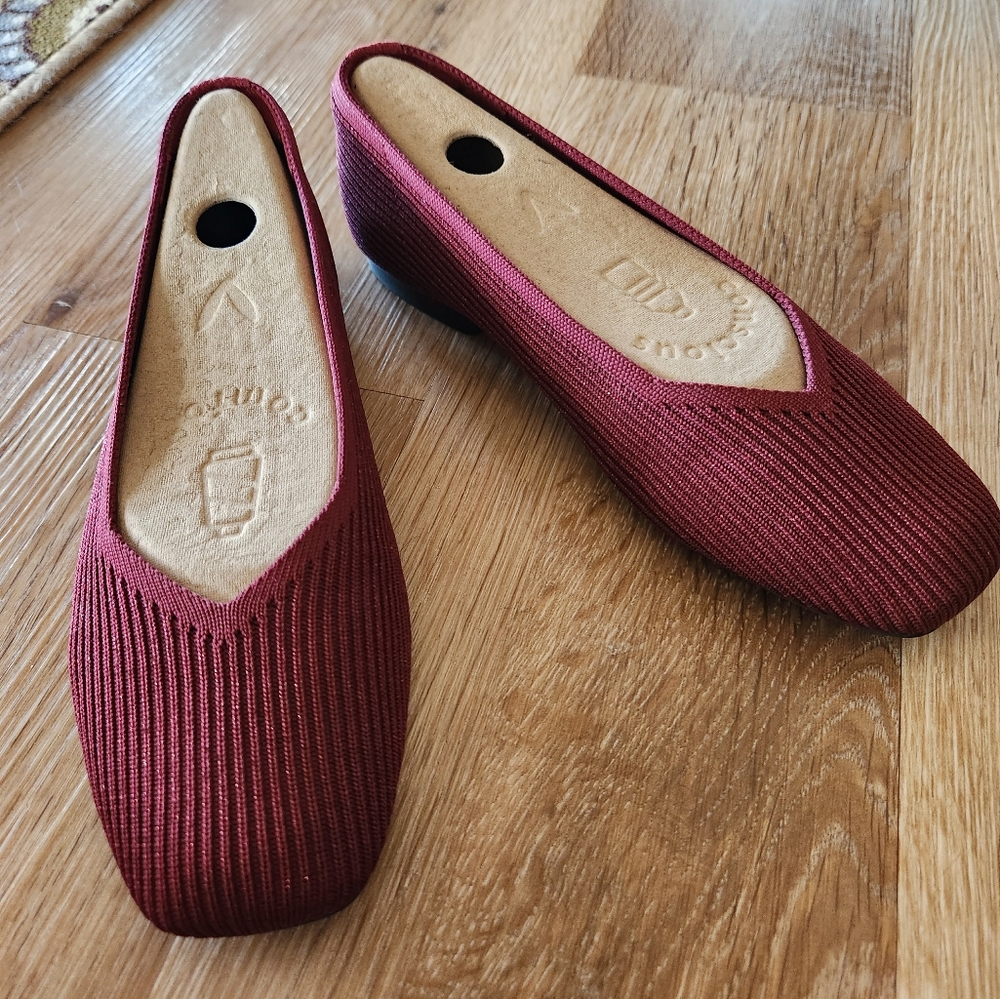 Vivaia Burgundy Margot Shoes